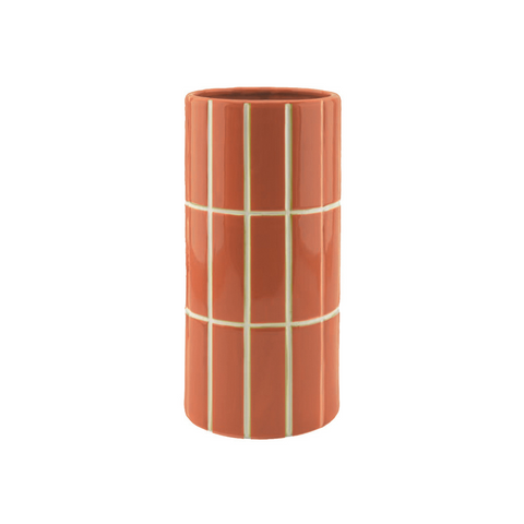 Vase Noa - aspect carrelage