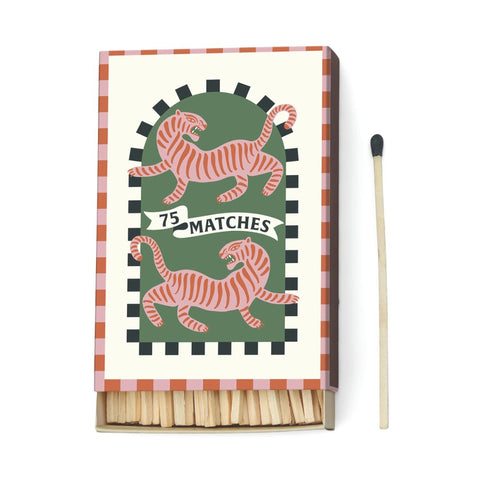 Boîte allumettes grand format Iris Paddywax modèle Jungle Inside