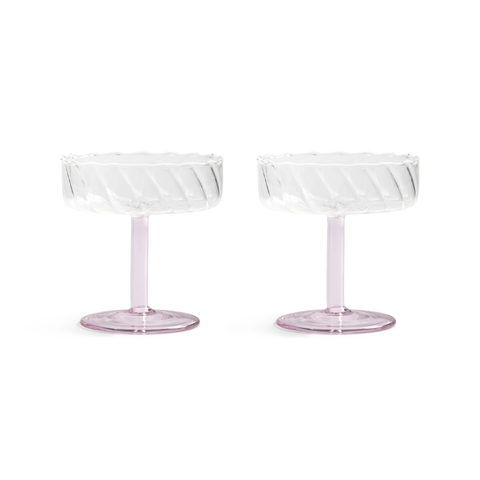 Set de 2 coupes à champagne - Twirl