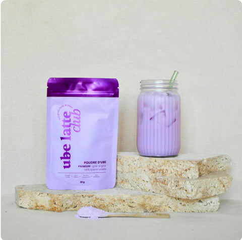 Ube latte