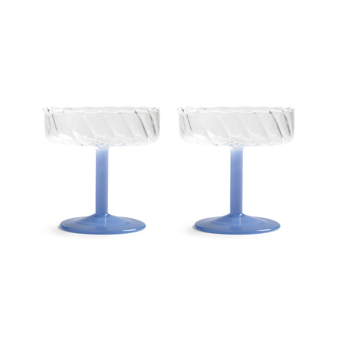 Set de 2 coupes à champagne - Twirl