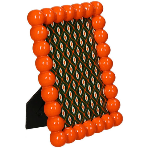 Cadre photo perles oranges Inside déco