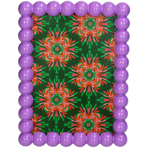 Cadre photo violet perles Inside déco