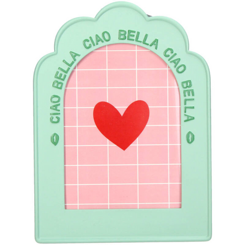 Cadre photo vert ciao bella inside déco