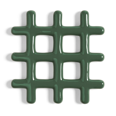 Dessous de plat grid vert inside déco