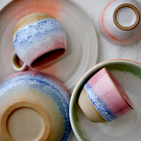 Mug fait main dégradé de couleurs inside déco