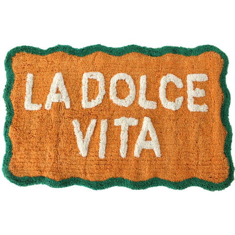 Tapis de bain bords ondulés la dolce vita Inside déco