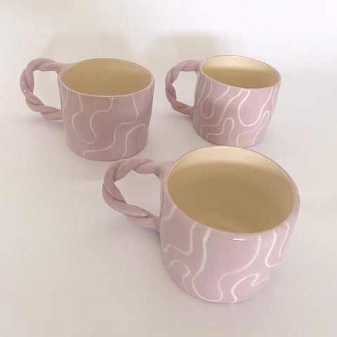 Tasses anses torsadées Inside déco