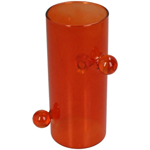 Vase en verre rouge Inside déco