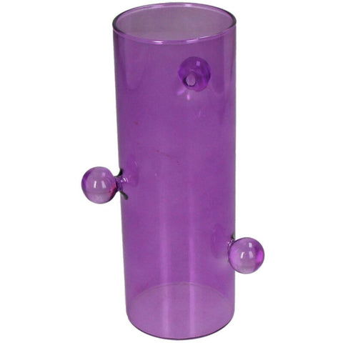 Vase verre transparent avec des billes Inside déco