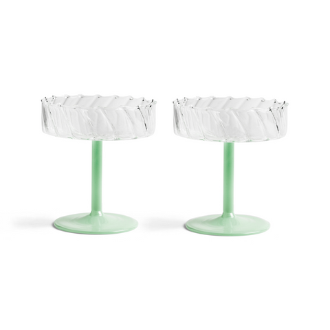 Set de 2 coupes à champagne - Twirl