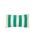 Coussin Vert/Blanc Collection Stripes - INSIDE Box - Shop - Conseil