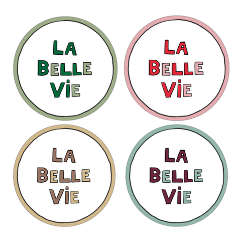 Assiette La belle vie