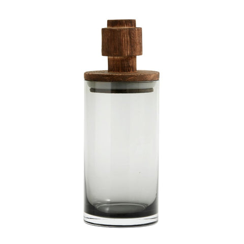 pot-cafe-verre-fume-couvercle-bois
