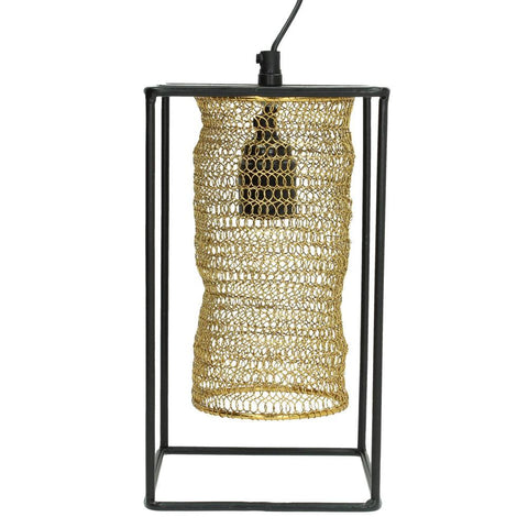 Suspension dorée Mesh - INSIDE Box - Shop - Conseil