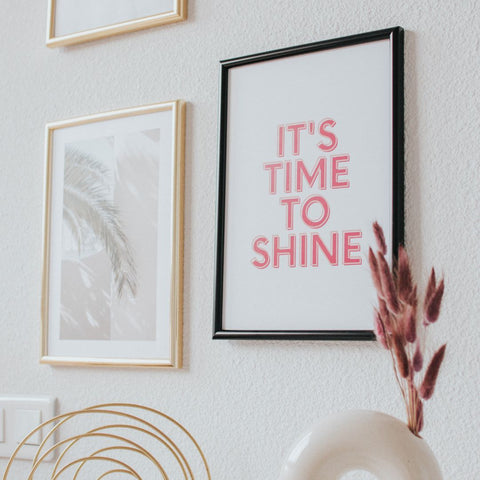 inside-shop-affiche-time-to-shine-rose- INSIDE Box - Shop - Conseil