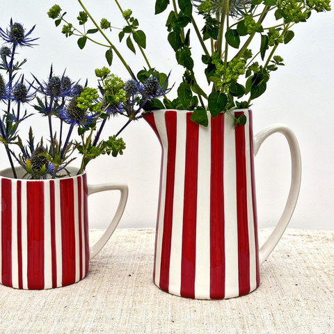 Carafe Lila -rayures colorée