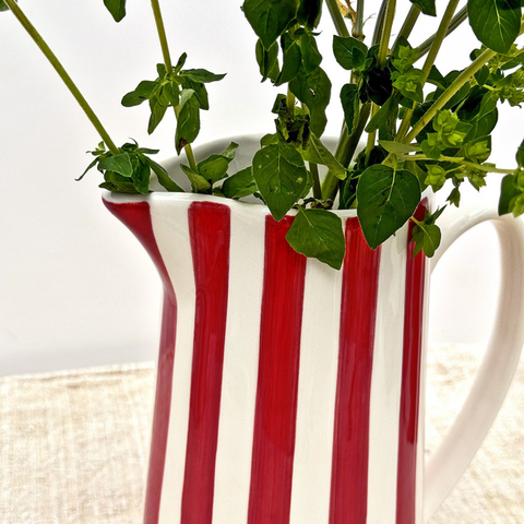 Carafe Lila -rayures colorée