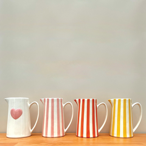 Carafe Lila -rayures colorée