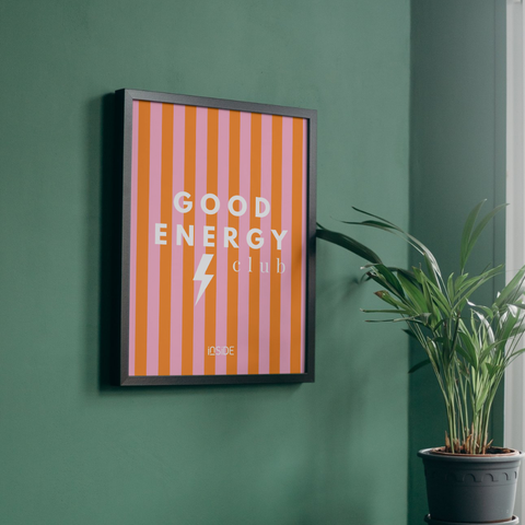 Affiche "Good energy club »