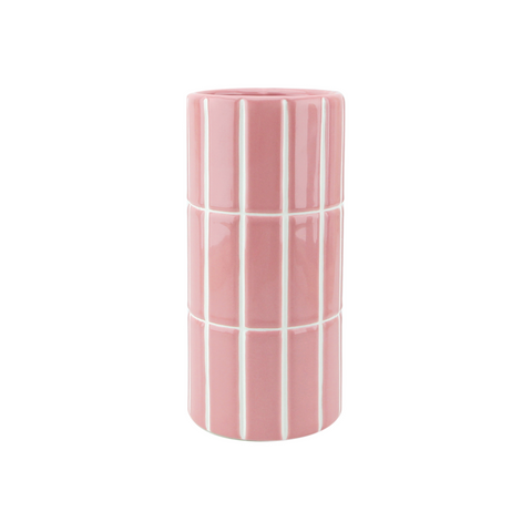 Vase Noa - aspect carrelage