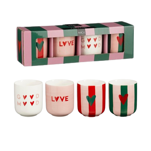 Tasse Lucky - Coffret cadeau de 4