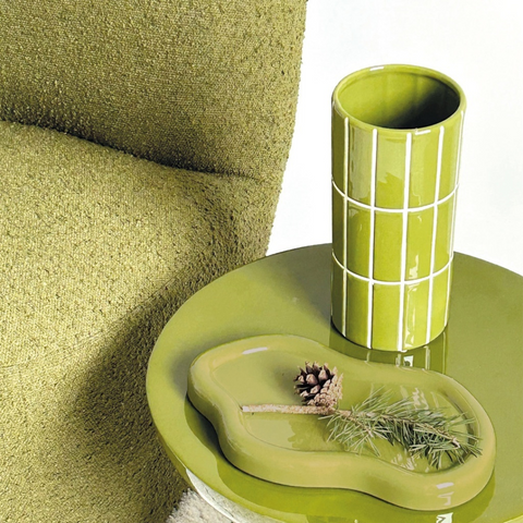 Vase Noa - aspect carrelage