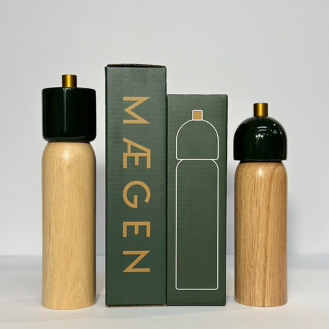 Moulin à sel/poivre Woodie vert