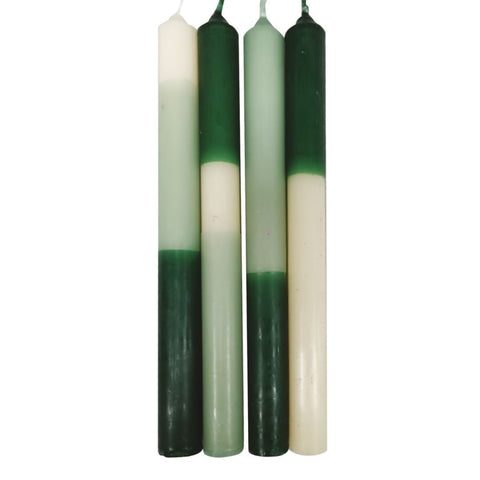 Set bougie cierge bicolore inside