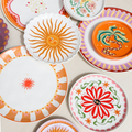 Assiettes colorée pour l'été Inside déco colorée