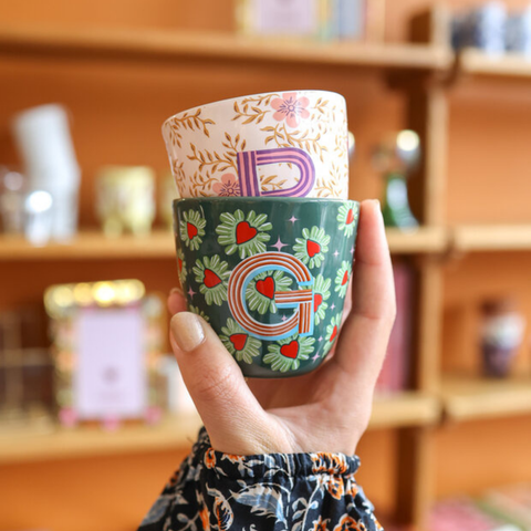 Mug monogramme personnalisé lettre G Inside déco 