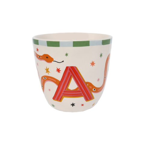 Mug monogramme lettre A motif serpent Inside déco 
