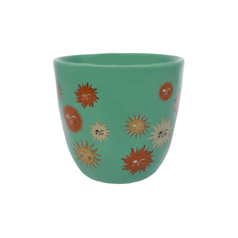 Mug monogramme turquoise lettre K Inside déco 