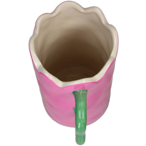 Vase en forme de fleur rose inside déco 
