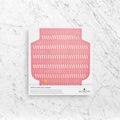 Vase en papier perforé rose inside déco 