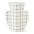 Paper vase blanc et doré inside déco 