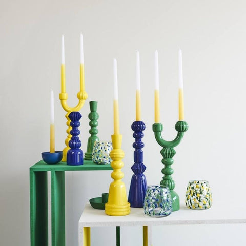 Bougeoir jaune collection colorée inside déco 