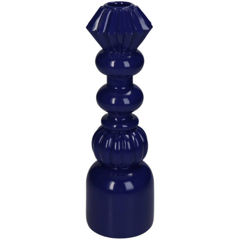 Bougeoir bleu traditionnel inside déco 