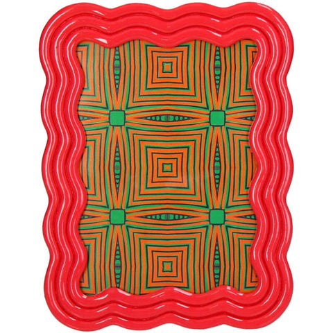 Cadre photo vague rouge Inside déco 