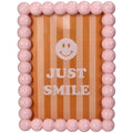 Cadre photo perle smiley rose Inside déco 
