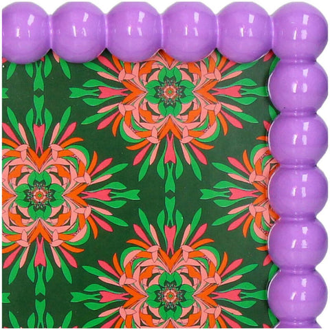 Cadre photo perles violettes Inside déco