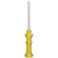 Bougeoir jaune en céramique Inside déco 