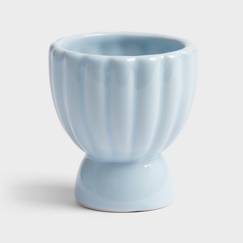 Coquetier striato bleu clair inside déco 