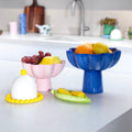 Collection corbeilles à fruits bleu et rose inside déco 