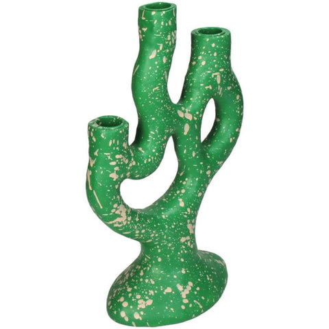 Chandelier style corail vert inside déco 