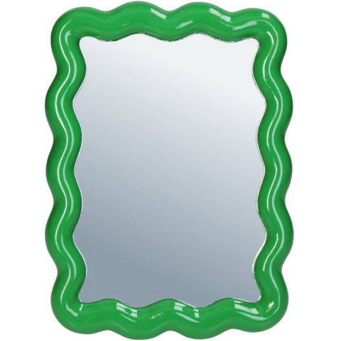 Miroir ondulé vert inside déco 