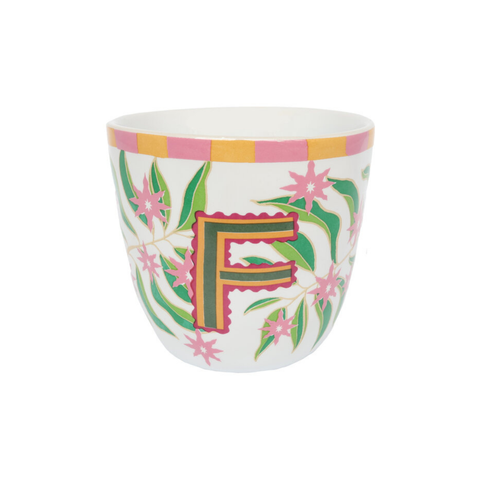 Mug monogramme personnalisé lettre F Inside déco 