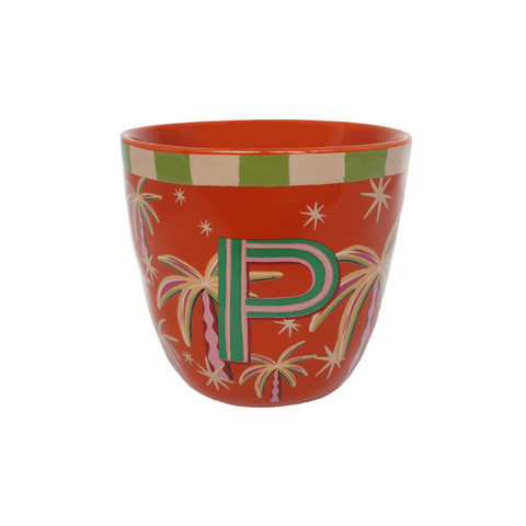 Mug coloré monogramme lettre P Inside déco 