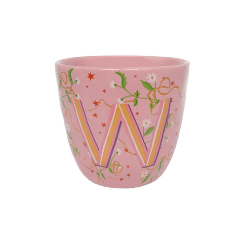 Mug monogramme personnalisé lettre W Inside déco 