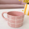 Grande tasse rose avec des coeurs Inside déco 